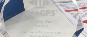 ACT Receives BeeGFS Rising Bee Award at SC18